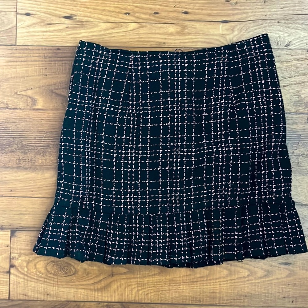 Vintage tweed mini skirt